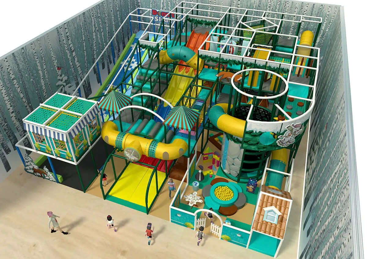 China One of Hottest for Jungle Gym Indoor Playground Jungle Theme