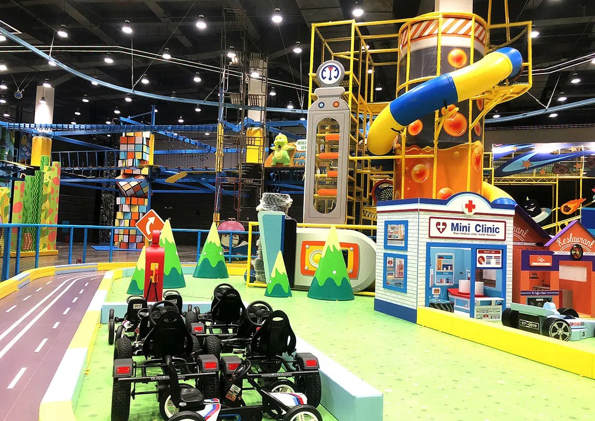 China Racing Track Indoor Playground Manufacture and Factory Haiber