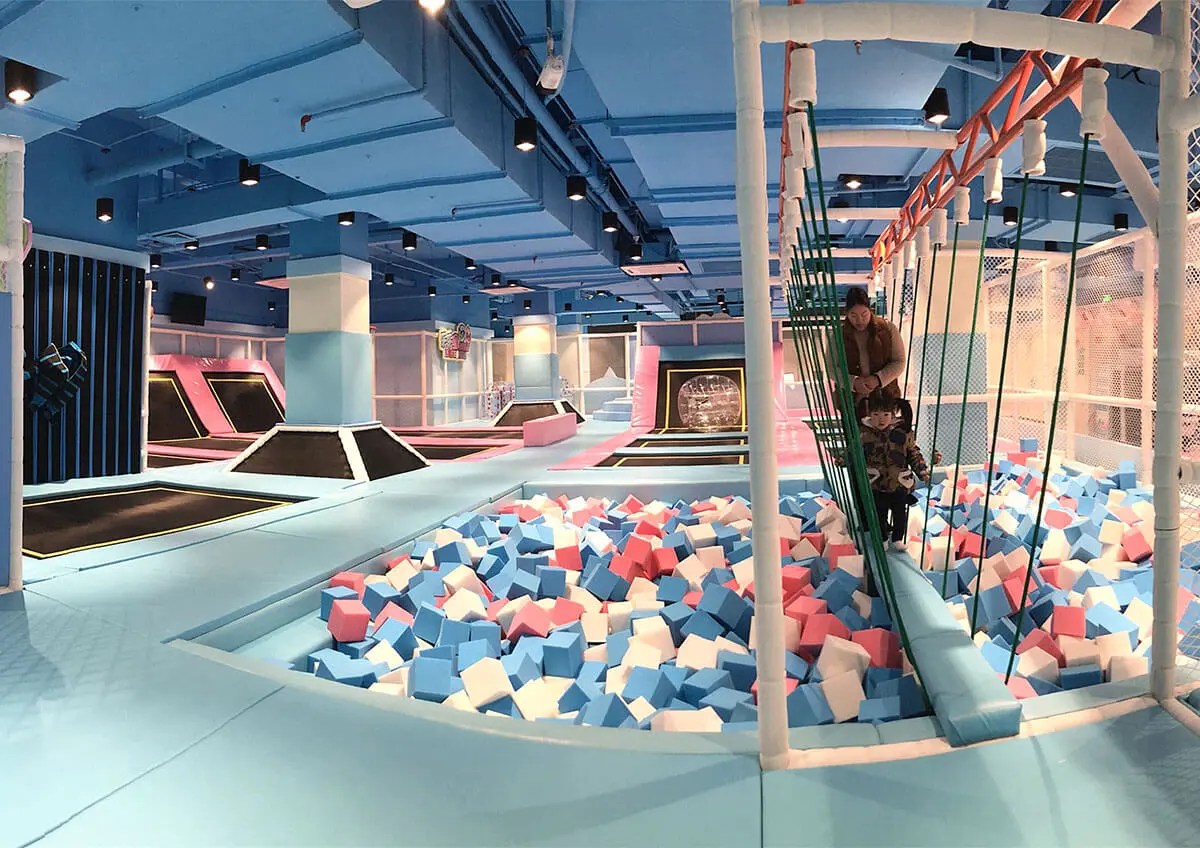 China Trampoline Park Manufacture and Factory Haiber Play Equipment
