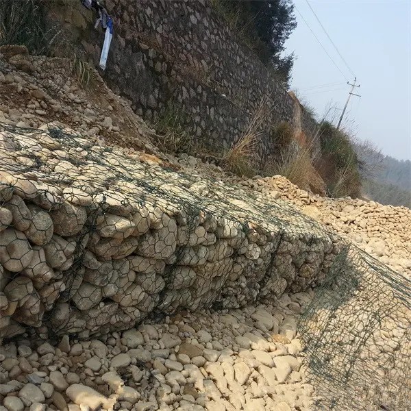 Wholesale Landscaping Pvc Gabion Box Rock Gabion Wall Barrier Flood