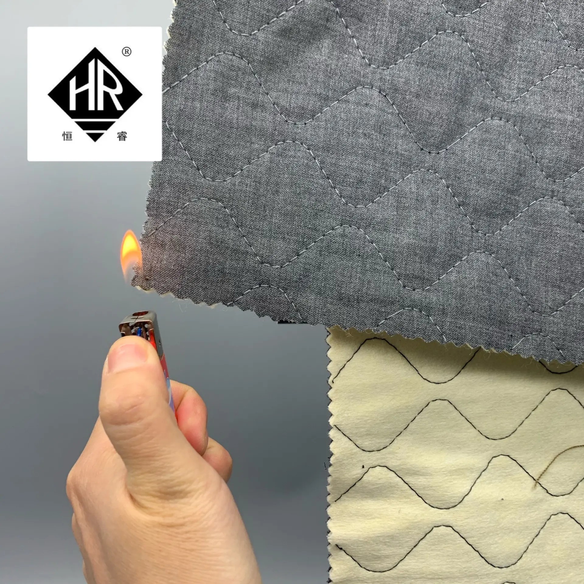 China Aramid Felt Quilted with FR Viscose Lining Fabric Manufacturer