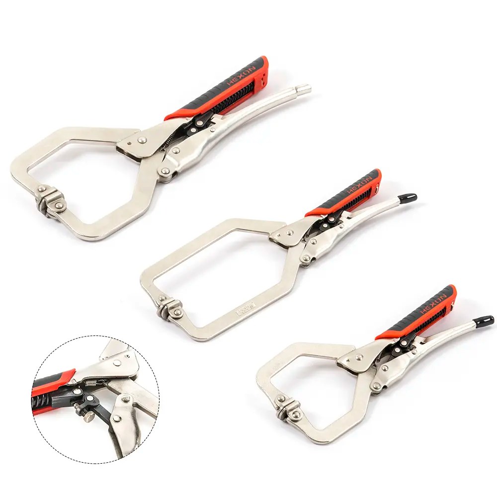 China Auto Adjust C Type Woodworking Self Adjusting Face Clamp With