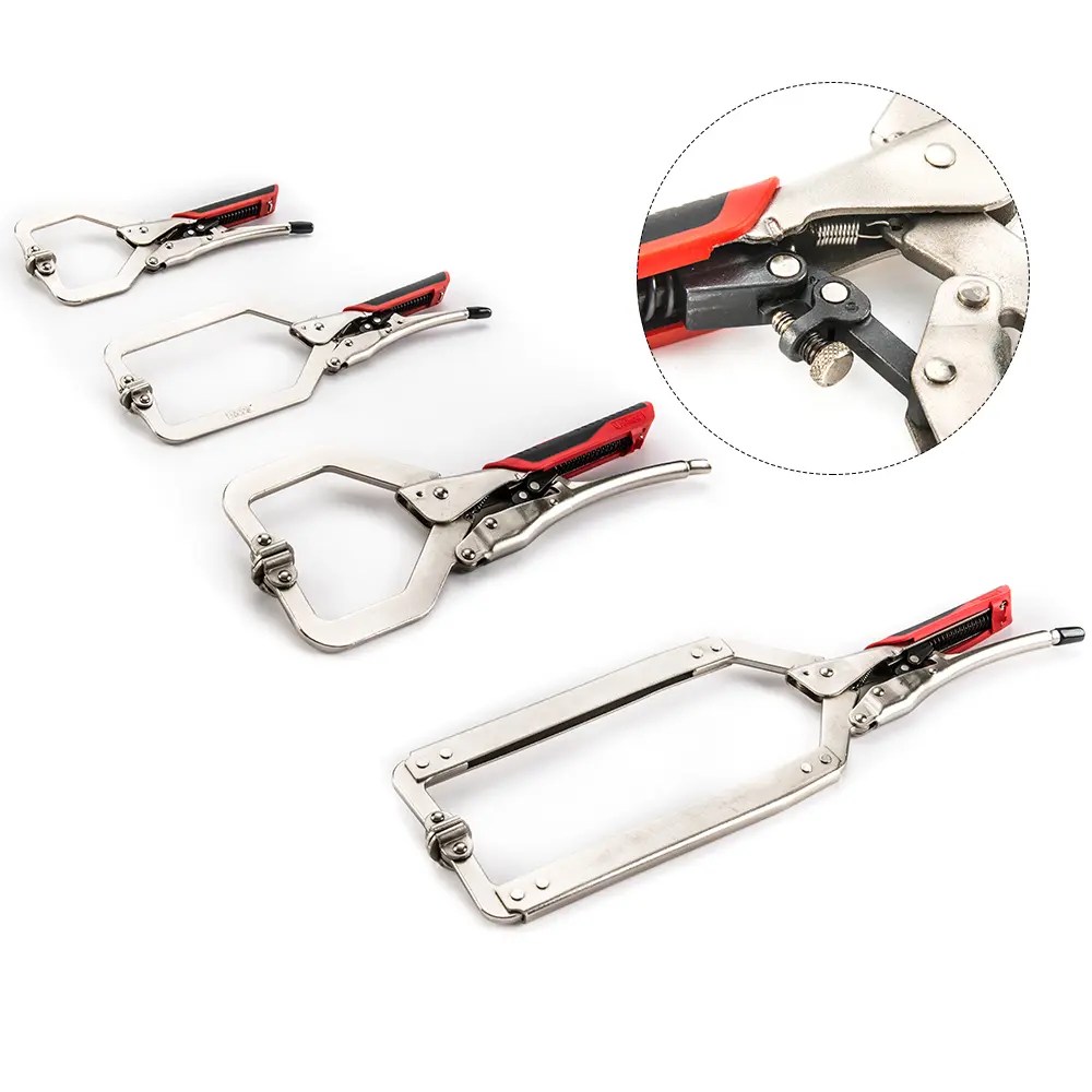 China Auto Adjust C Type Woodworking Self Adjusting Face Clamp