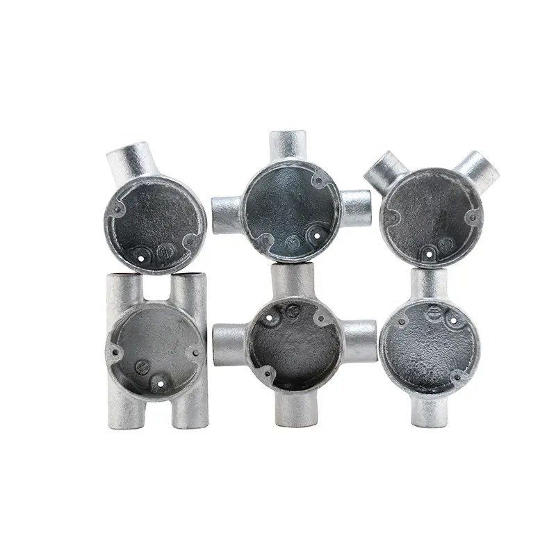 China Two Way Circular Junction Box 20mm 25mm 32mm manufacturers and suppliers Hengfeng