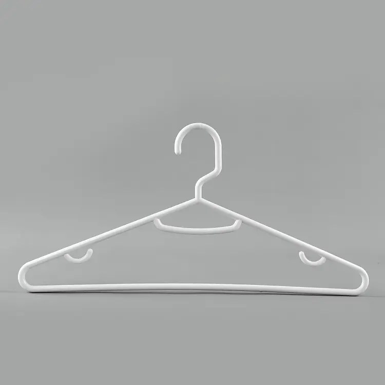 China Clothes Hangers Plastic Hangers Supplier Strong White Plastic
