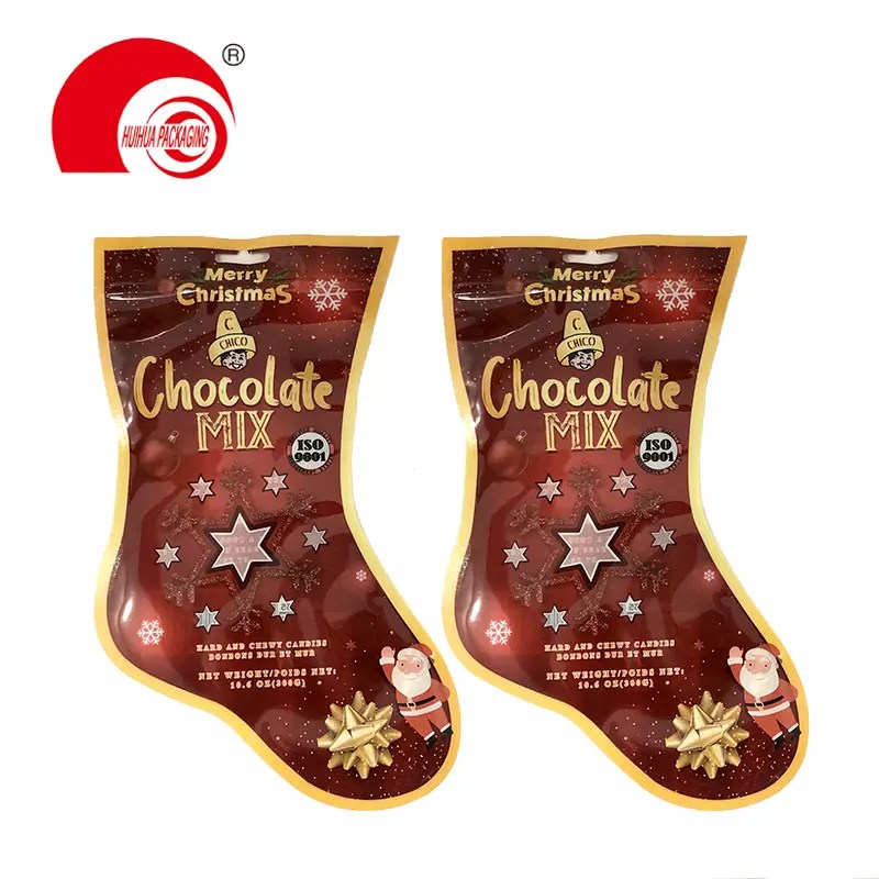 China Customized christmas gift chocolate mix packaging bag factory and