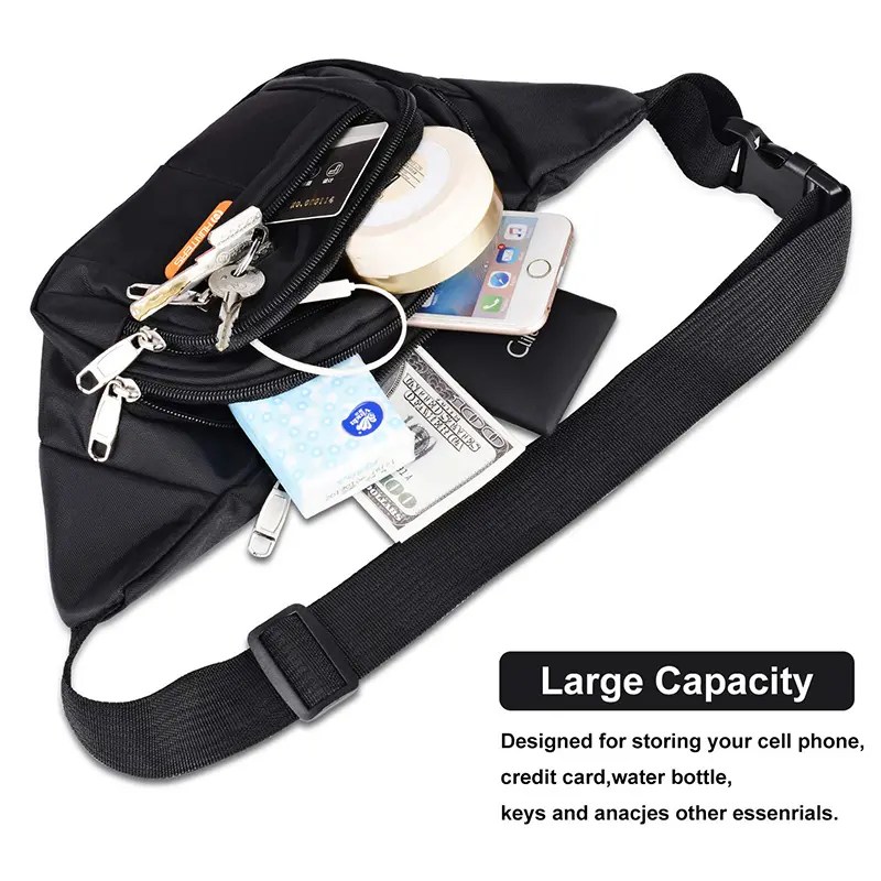 China Fanny Pack for Men Women Waterproof Hip Bum Bag Waist Pack Bag