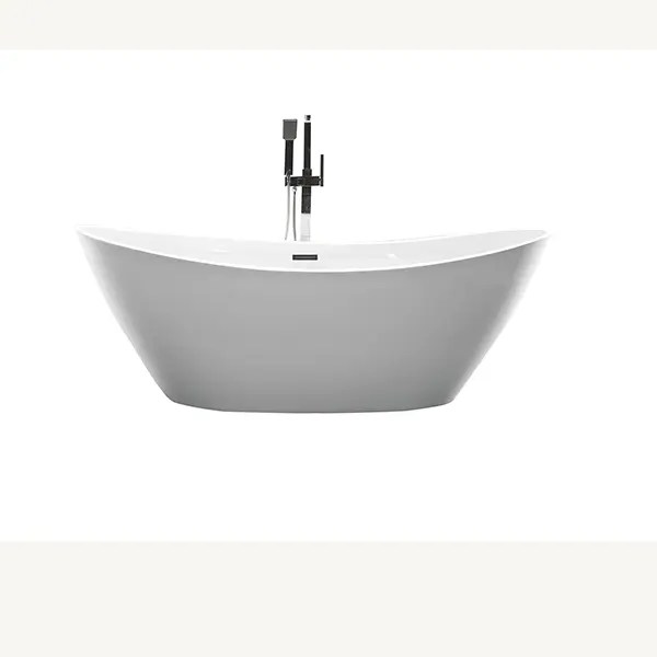 China Acrylic Portable Bathroom Free Standing Bathtub Soaking White