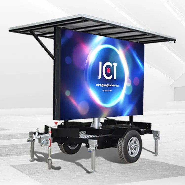 China 2018 wholesale price Solar Trailer 4㎡ SOLAR MOBILE LED TRAILER