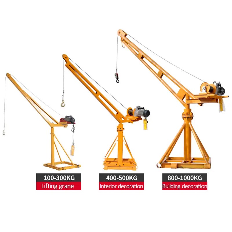 Wholesale Material Lifting Crane For House Construction Building 200kg