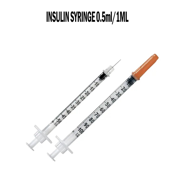 Wholesale Disposable Insulin Syringe 1ml 0.3ml 0.5ml Ce&ISO