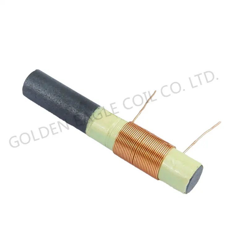 China Global Positioning System Round Ferrite Rod Coil Sensor Inductor