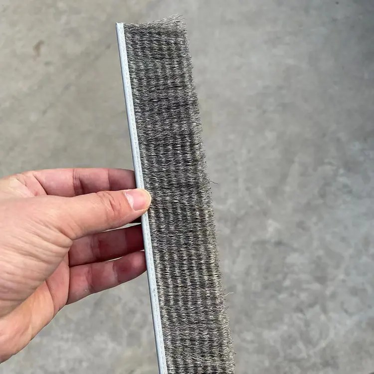 Custom Size Stainless Steel Wire Strip Brush China Factory