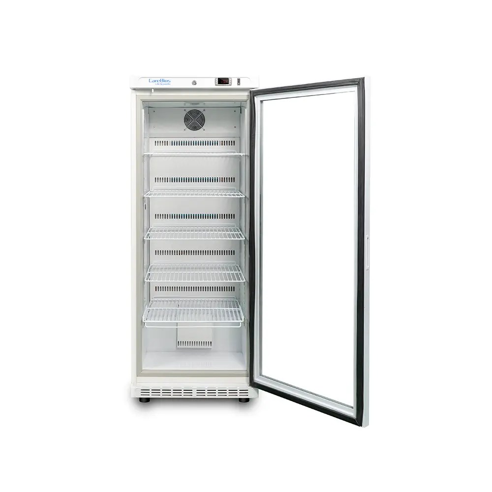 Wholesale +2+8℃ Pharmacy Refrigerator 260L Tempered glass Door