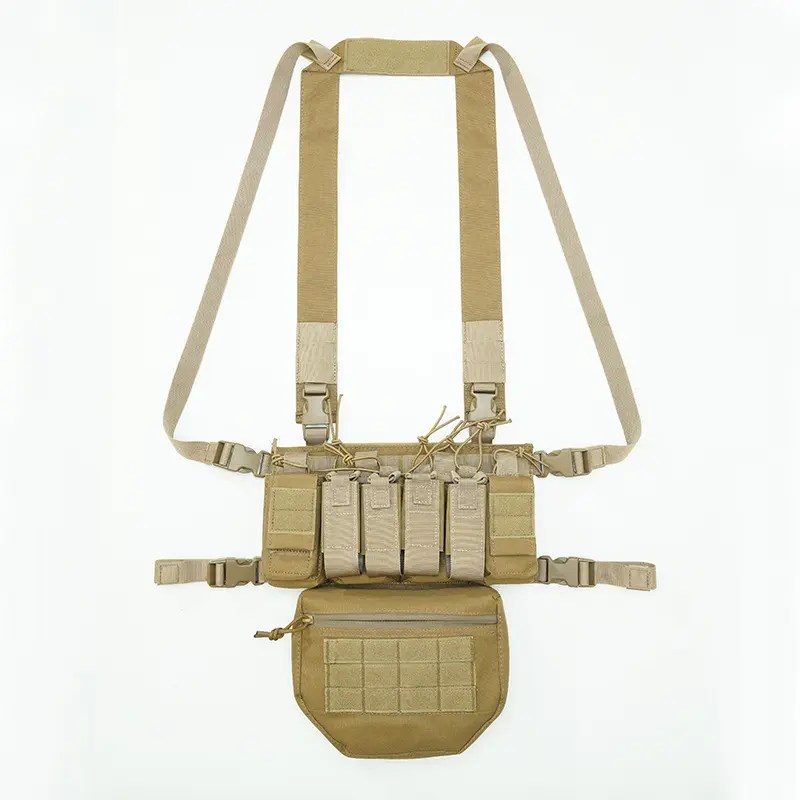 Wholesale Tactical Chest Rig X Harness Assault Plate Carrier With Front