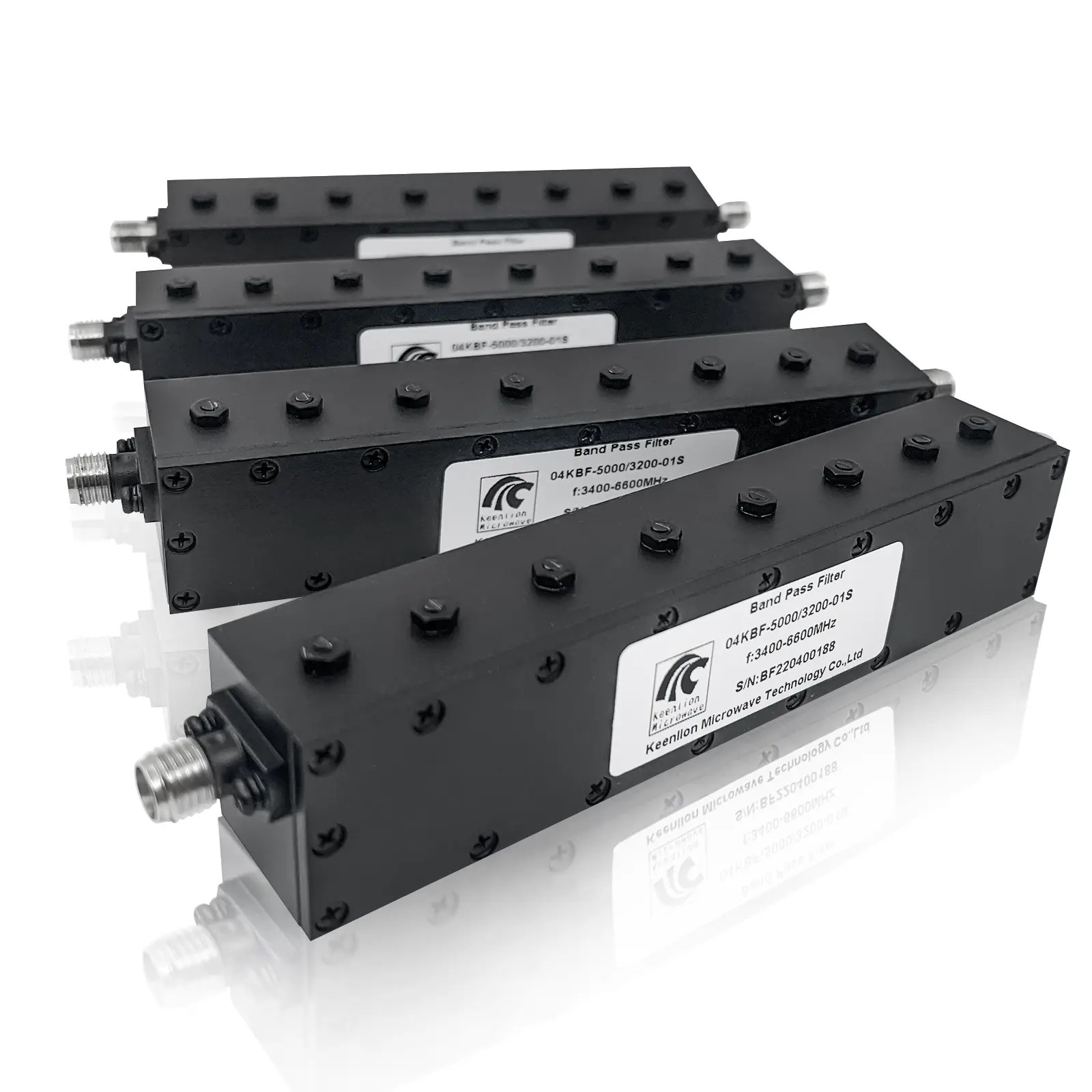 China Customized RF Cavity Filter 3400MHz to 6600MHZ Band Pass Filter