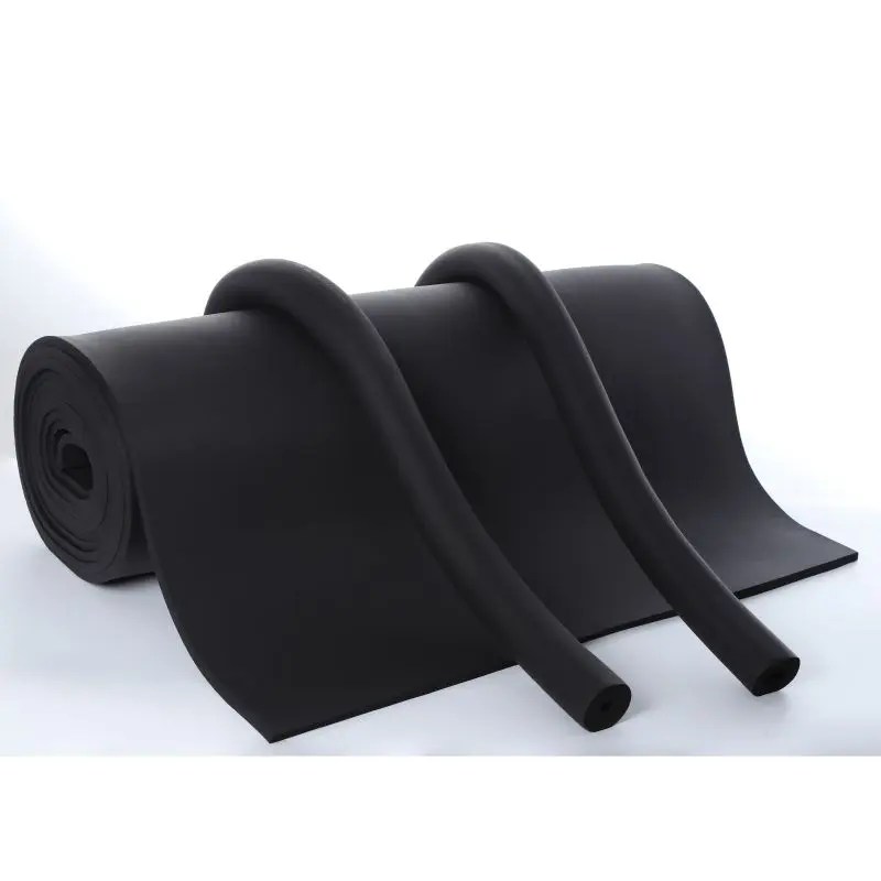China Elastomeric Rubber Foam Insulation For Condensate Drain Piping