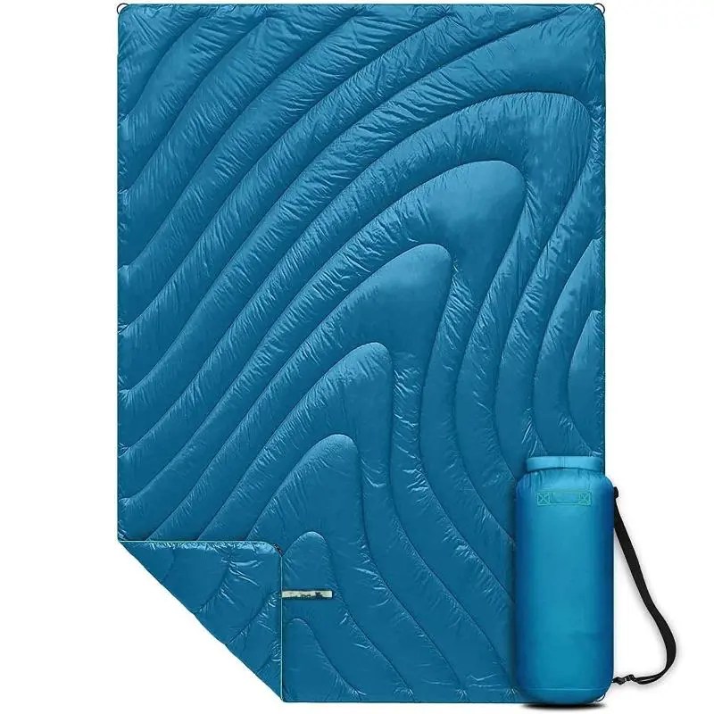 Wholesale Double Puffy Camping Blanket Extra Puffy Outdoor Blanket