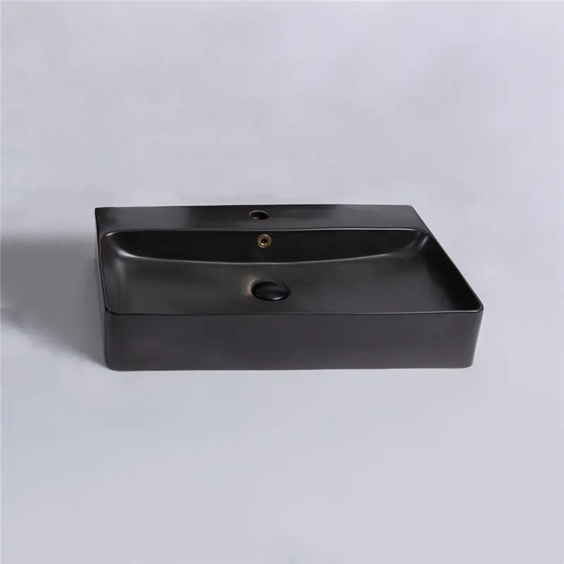 Wholesale Luxury bathroom matt color wash basin above counter ceramic