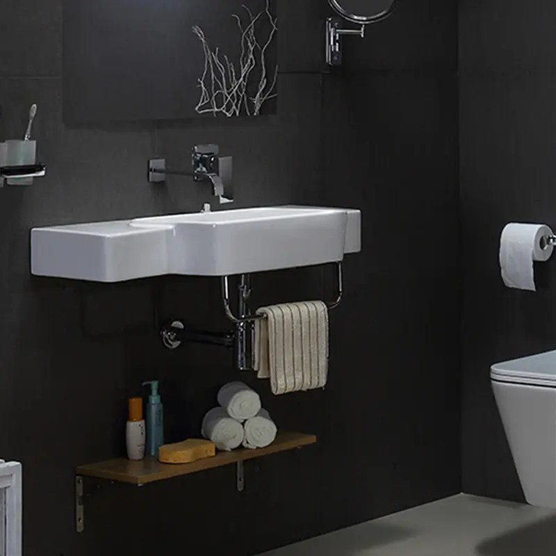 Wholesale Modern rectangle Waschbecken bathroom ceramic sink basin