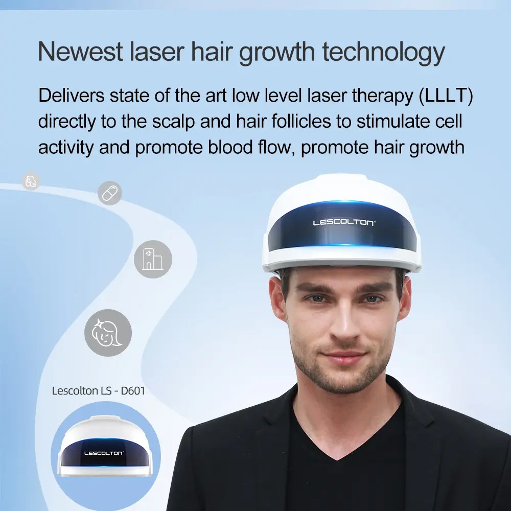 Laser Hair Growth System Red Light Therapy Hair Growth Cap