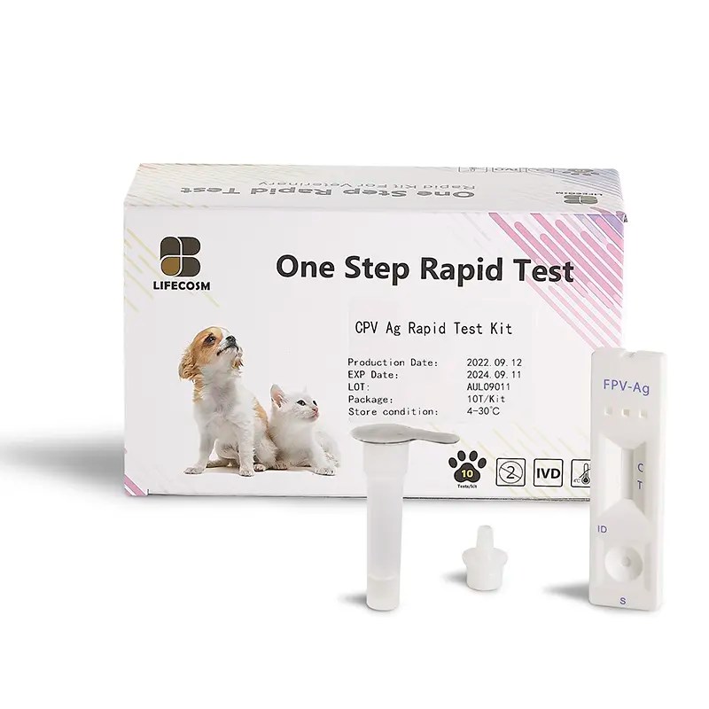 China Lifecosm Canine Parvo Virus Ag Rapid Test Kit Manufacturer and