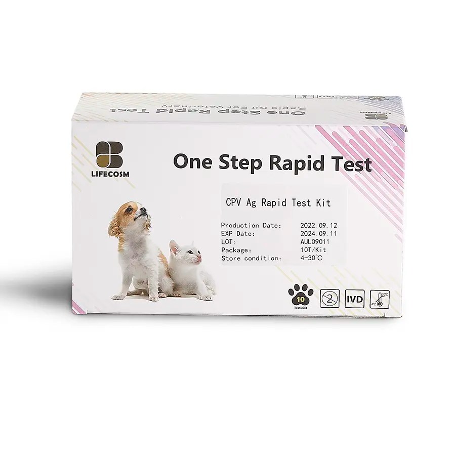 China Lifecosm Canine Parvo Virus Ag Rapid Test Kit Veterinary medicine