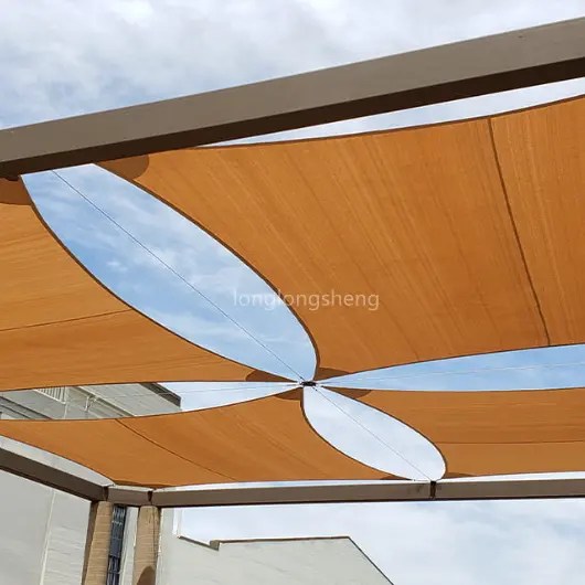 China Outdoor use carport gardenline sun fabric sail shade Manufacturer