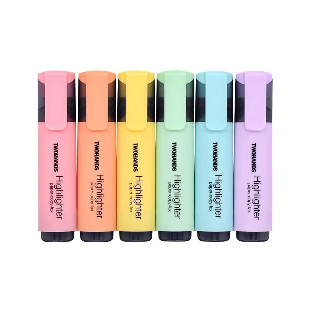 Wholesale TWOHANDS Highlighter, 6 Pastel Colors,20079 Supplier and