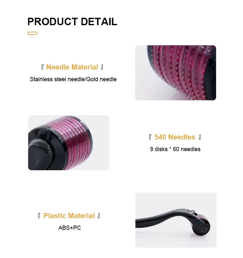 Wholesale China Derma Pen Suppliers MANSON Derma Roller Stainless Steel Derma Roller 540