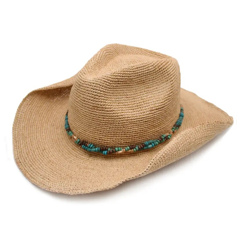 Wholesale COWBOY RAFFIA STRAW HAT Manufacturer and Supplier Maohong