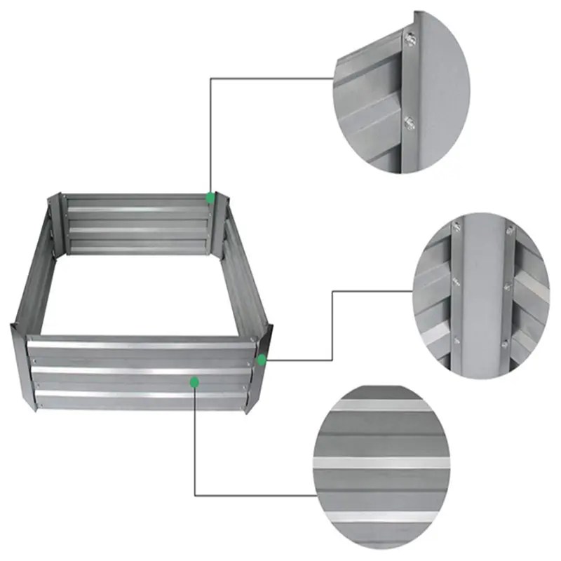 Wholesale Galvanized Oval Raised Bed Planter Manufacturer and Supplier