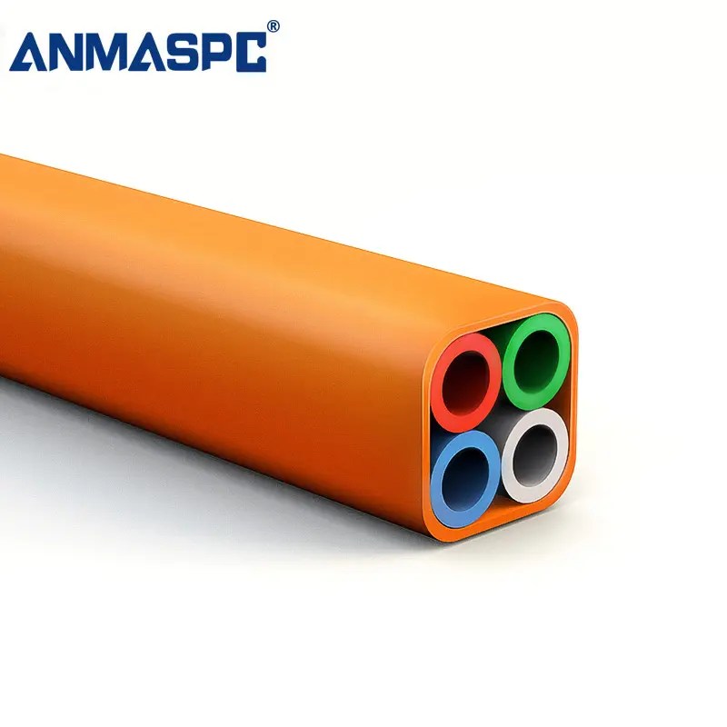 China 4ways HDPE Microduct Tube Bundle Manufacturer and Supplier Oulu