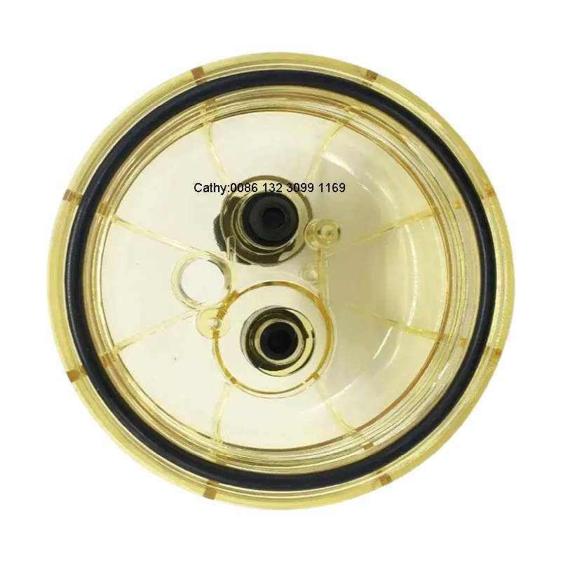 China R45 Fuel Water Separator Filter Bowl Cup with Drain and Plug