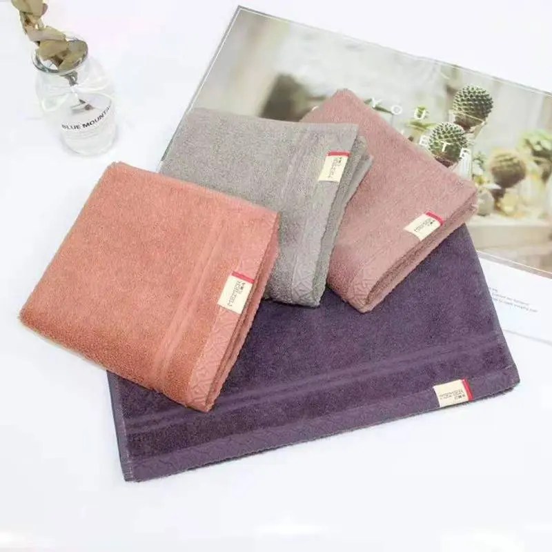 China Factory Cheap Pillow Plain face wash towel 10 Mingda