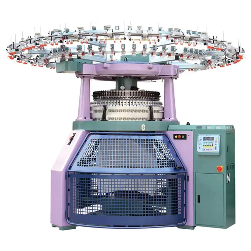 China Electronic Jacquard Circular Knitting Machine Double Jersey