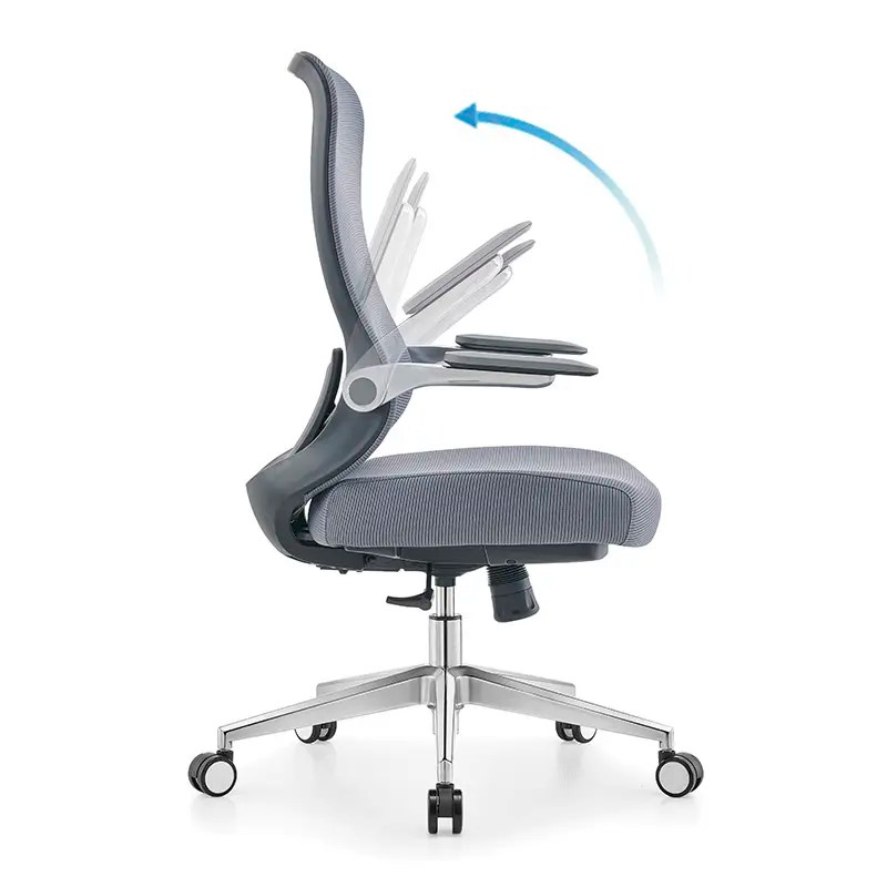 China Ergonomic office chair with Foldable armrest factory and