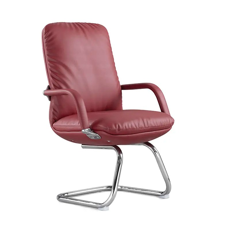 China High class vistor chair, Mould foam with steel flame