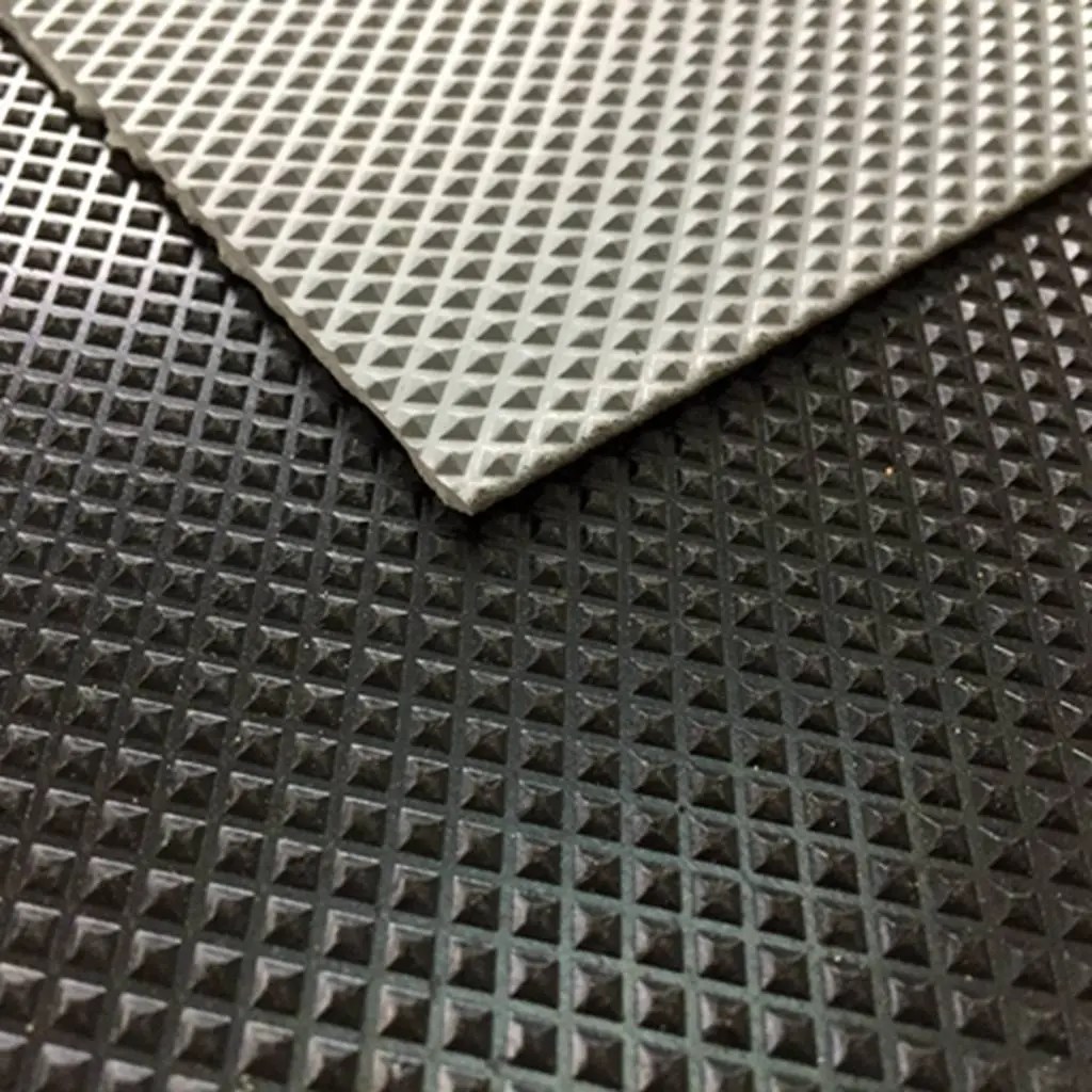 China Antifatigue Diamond Thread Rubber Matting 3mm Thickness NR SBR