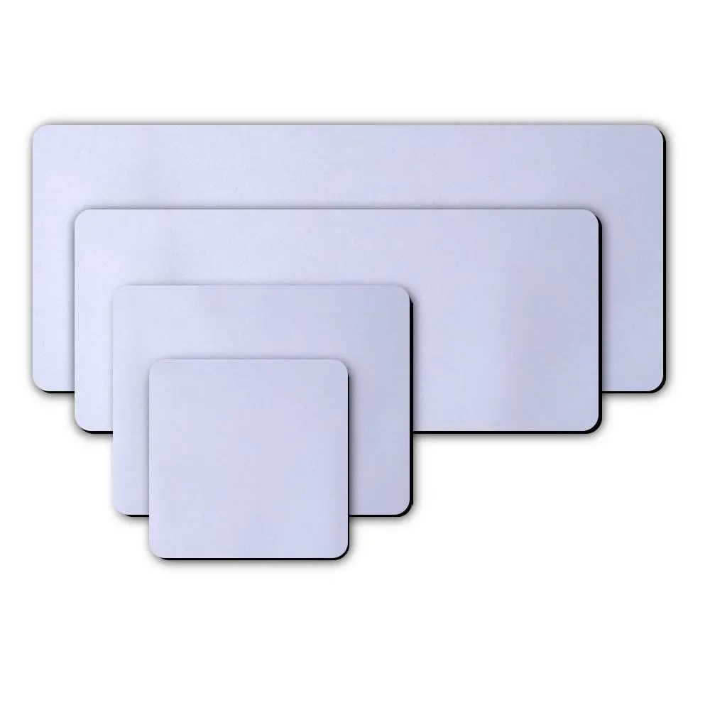 China Blank white color rubber mouse pads for sublimation factory and