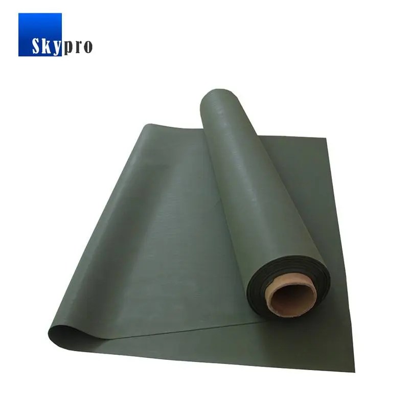 China Colored glossy rubberized cloth waterproof durable hypalon coated