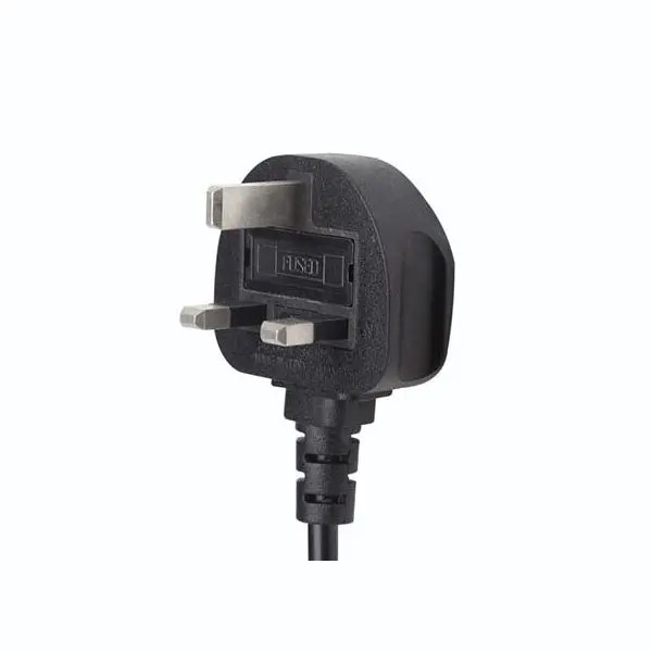 Custom BS1363 UK Standard 3 pin Plug AC Power Cables Manufacturer and