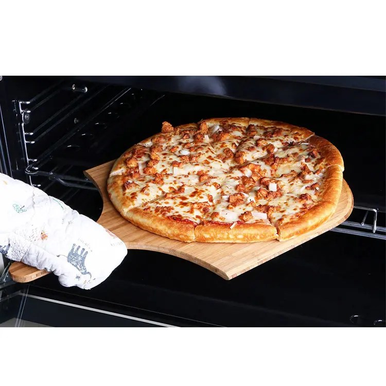 Wholesale 100 Bamboo Wood Pizza Board for Home Bakery Supplier and