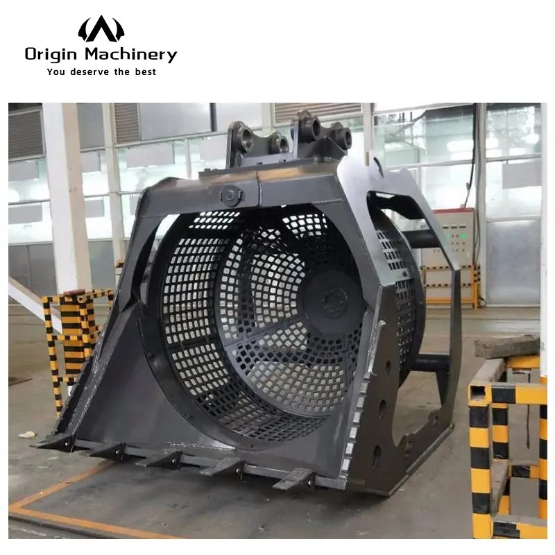 Wholesale Hydraulic 360 Degree Rotary Screening Bucket for Excavator