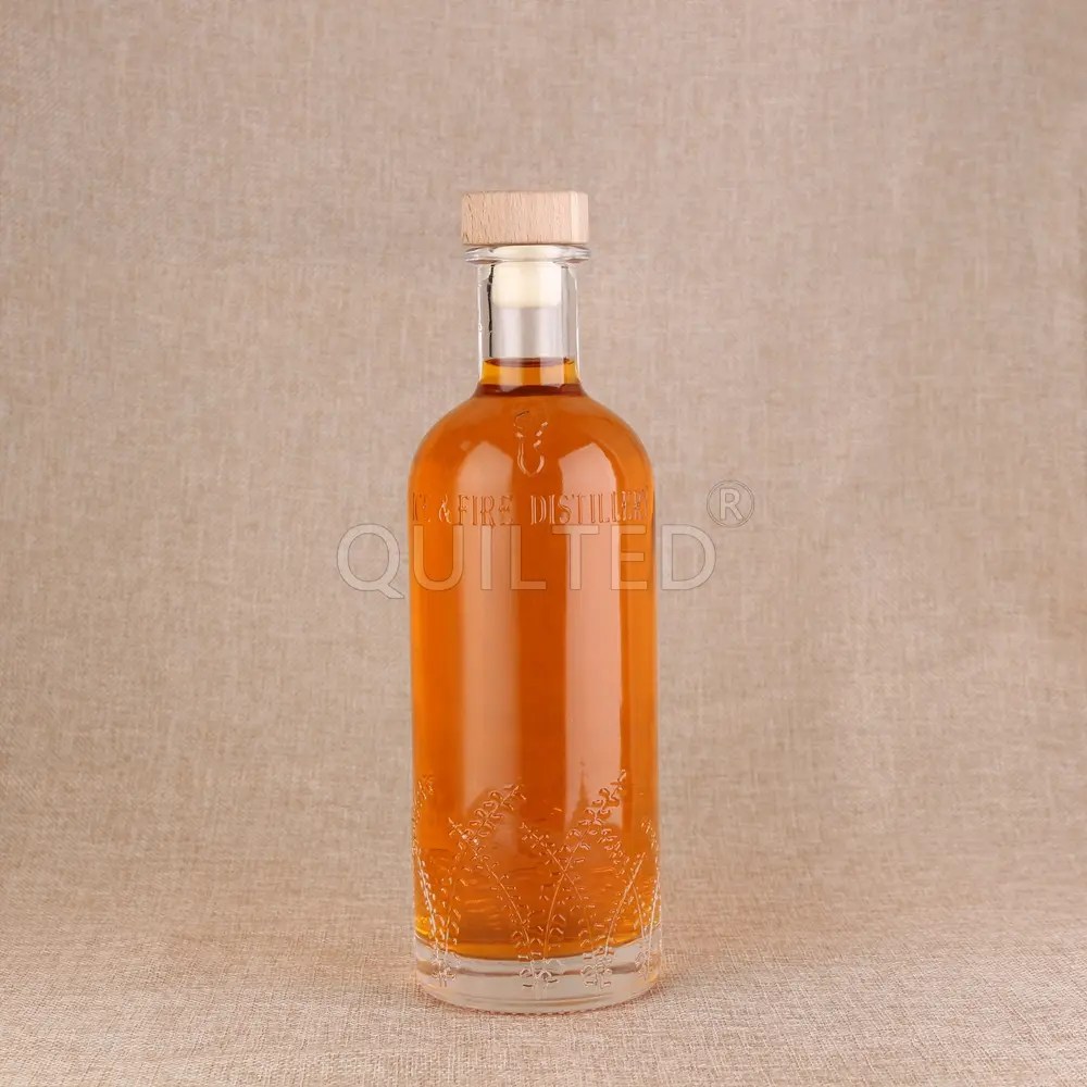 custom glass bottle for alcohol