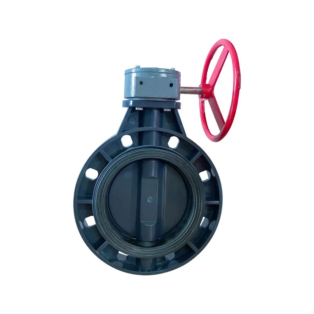 China High definition Cpvc Ball Valve PVC butterfly valve with handle