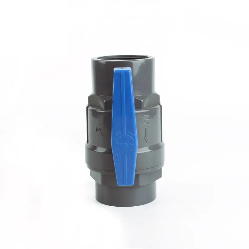 China Free sample for Pipe Fittings Pvc Names PVC two pieces ball