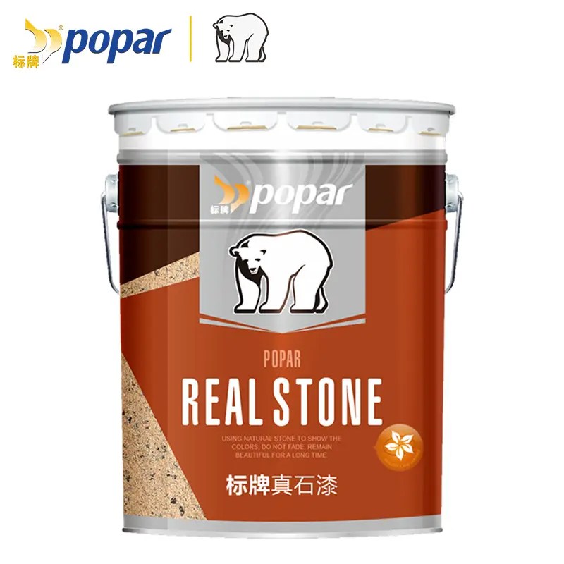 OEM WaterBased Natural Stone Texture Effect Acrylic Paint for Exterior