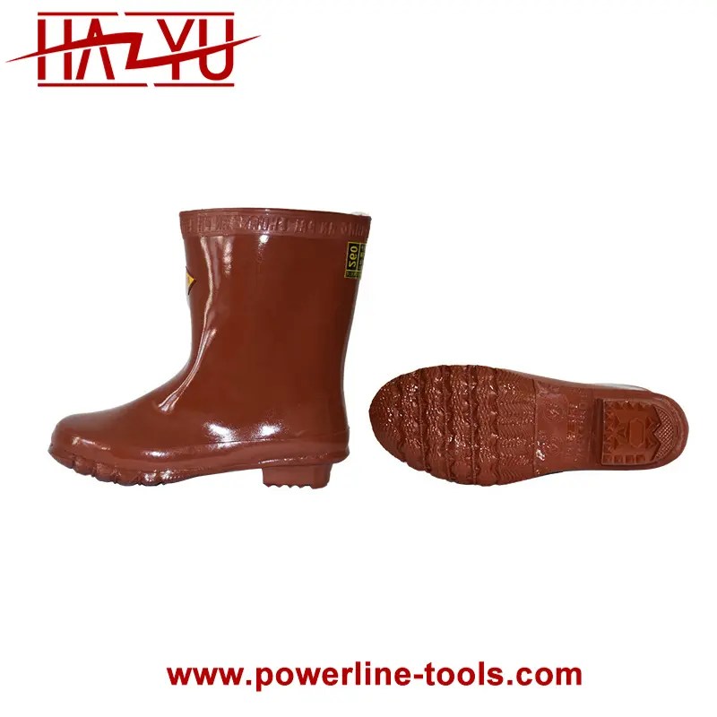 Electrical Safety Natural Latex Boots for Electricity Manufacturer and