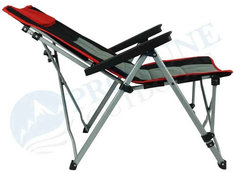 China Protune Camping adjustable folding arm chair with headrest